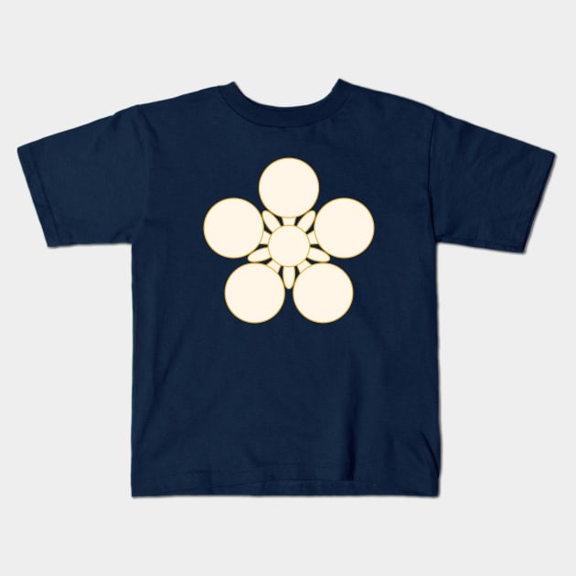 Maeda Clan Emblem Kids T-Shirt by joshthecartoonguy